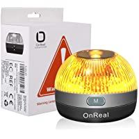 Anzid Luz Emergencia Coche Preseñalización Peligro y Linterna- 3 En 1 Alta Luminancia Luz Magnética Led- Señal…